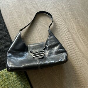 Vintage Cole Haan shoulder bag with silver buckle